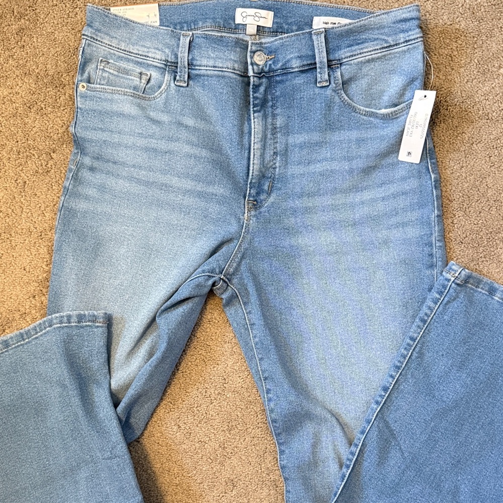 Jessica Simpson Light Blue Flare Jeans - Picture 3 of 4